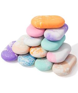 lot 6187 image: Mr. Pen- Erasers, 12 Pack, Pastel Colors, Marble Pencil Eraser, Erasers for Pencils, Erasers for School, Large Eraser, Rubber Eraser