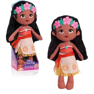 lot 6202 image: Disney Princess So Sweet Princess Moana, 12 Inch Plushie with Brown Hair, Disney Moana, Kids Toys for Ages 3 Up by Just Play