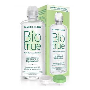 lot 6226 image: Biotrue Contact Solution, Multi-Purpose Solution with Lens Case, Cleans, Conditions, Hydrates, Disinfects, Removes Protein, Dirt & Debris, Contact Lens Cleaner & Storage, 10 Fl Oz (Pack of 1)
