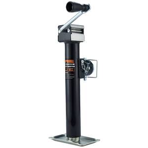 lot 7645 image: 5000lb Weld-on Pipe Swivel Trailer Jack, 10 Vertical Travel Trailer Tongue Jack, Suitable for RVs, Boats, Horse Trailers and Multi-Purpose Trailers