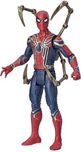 lot 8083 image: Marvel Avengers Iron Spider 6-Scale Marvel Super Hero Action Figure Toy (Pieces Missing)