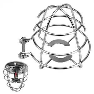 lot 8094 image: Fire Sprinkler Head Guard Cover for Both 12 & 34 Inch Sprinkler Head for Protecting Flush Mount & Side Wall & Semi-Recessed Sprinkler Head Bracket Fire Extinguishing System
