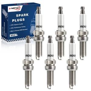 lot 8102 image: Iridium Spark Plugs 6 Pack XP5701 Fits for 2011-2021 3.6 Dodge Challenger Charger Durango Grand Caravan Journey & Jeep Grand Cherokee Wrangler & Chrysler 200 300 Town and Country & Ram 1500 V6 3.6L