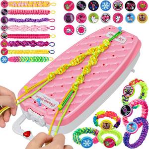 lot 8112 image: Dpai Friendship Bracelet Making Kit for Girls,DIY Arts and Crafts Toys,Jewelry String Maker Kit,The Best Birthday Gifts Ideas for Girls 6 7 8 9 10 11 12 Years Old��Pink��
