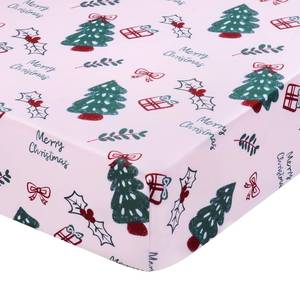 lot 8126 image: UOMNY Crib Sheet, Christmas Crib Sheets Baby Sheet for Standard Crib and Toddler Mattresses Nursery Bedding Sheet Crib Mattress Sheets for Boys and Girls 1 Pack Toddler Sheet