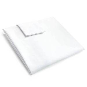 lot 8131 image: Vekkia Queen Size Bed Wedge Pillow Replacement Cover(White 60x8x6)