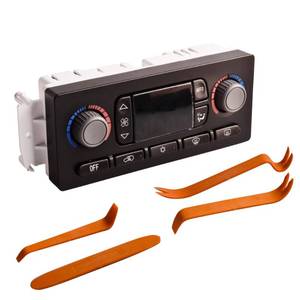 lot 8142 image: Predep AC Heater Climate Control Module Fit for 2003-2004 Cadillac Escalade Chevy Avalanche Silverado Suburban Tahoe GMC Sierra Yukon XL 1500 2500, HVAC Control Switch Panel Replace 599-009 19370209