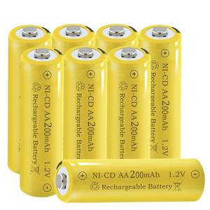 lot 8172 image: Teneyuuo NI-CD AA 200mAh 1.2V Rechargeable Battery for Outdoor Solar Lights,Pathway Light, Solar Rope Light. 8 Pack Double A Batteries Rechargeable