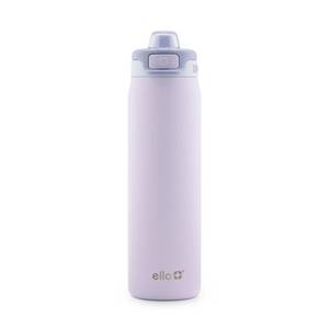 lot 8185 image: Ello Pop & Fill 22oz Stainless Steel Water Bottle with Quick Fill Technology, Double Walled and Vacuum Insulated Metal, Leak Proof Locking Lid, Sip and Chug, Reusable, BPA Free, Aurora
