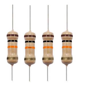 lot 8192 image: California JOS 10K Ohm Carbon Film Single Fixed Resistor 12 W (0.5 Watts) 5% Tolerance, (10K R, 10K ohm, 10K �) Resistor (10 Pack)