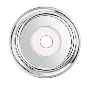 lot 8195 image: Metal Tub Spout Cover Ring, Bathroom Faucet Remodeling Wall Plate with Foam Gasket