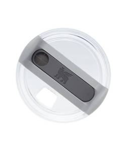 lot 8213 image: Stanley Quencher Tumbler Lid 14 oz  Twist on Flowstate 3-Position Lid Replacement for Tumbler with Handle  Accessory fits Stainless Steel Drinking Cup  BPA-Free  Clear