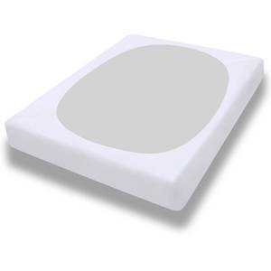 lot 11231 image: PureFit Stretchy Box Spring Cover Queen - Elastic Fitted Box Spring Wrap Around 4 Sides, Wrinkle & Fading Resistant Fits Queen Size Beds, White