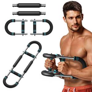 lot 11249 image: MERACH Twister Arm Trainer, Adjustable Power Twister Bar, Chest Workout Equipment for Men, Portable Upper Body Workout Machine, Detachable Spring Resistance Home Fitness Equipment