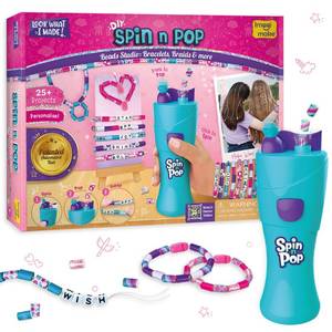 lot 11259 image: Imagimake Spin n Pop  DIY Bracelets Braids & More  Patented Electric Bracelet Maker  DIY Craft Kits for Girls Ages 8-13  Create 25 Accessories for Girls 10-12  Teenage Girl Gift Ideas