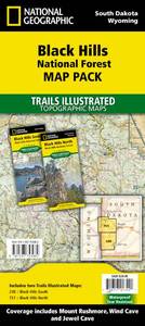 lot 12016 image: Black Hills National Forest Map Pack Bundle (National Geographic Trails Illustrated Map)
