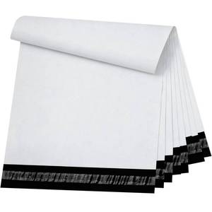 lot 12033 image: AolinEra Shipping Bags for Clothing, Large Poly Mailers 23.66x33  , 18 Pcs, White