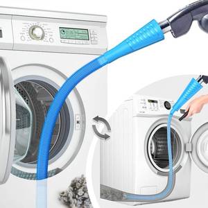 lot 12084 image: Sealegend 2 Pieces Dryer Vent Cleaner Kit Dryer Lint Vacuum Attachment, Dryer Vent Cleaning Lint Remover 2 Hoses Tools for Home Improvement