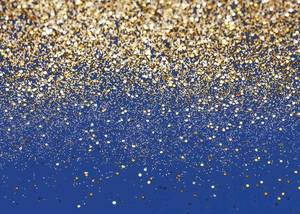 lot 12092 image: Blue Glitter Photography Background Blue-Gold Gradient Spots Bokeh Decorations Photo Backdrop New Year Birthday Wedding Party Graduation Studio Banner Props