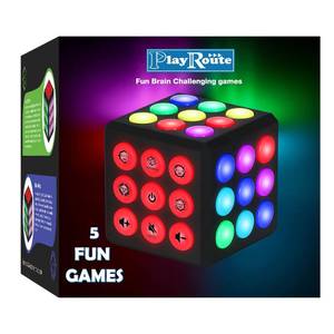lot 12098 image: PlayRoute Electronic Brain & Memory Game Cube - Fun Toy Gift Ideas for Ages 6-12 Year Old Boy & Girl - Cool Toys for Boys and Girls - Handheld Games Gifts for Kids and Teens