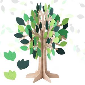 lot 12132 image: Cheerland Tree of Life Centerpiece Table Decor Thankful Tree for Kids Classroom Activity Fun Gratitude Trees Kit Rustic Woodland Party Supplies Spring Green Leaves 3D Customizable School Decorations