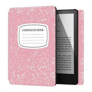 lot 12137 image: TNP Case for 6 All-New Kindle 2024 & 2022 Release 11th Generation Cover - Slim, Lightweight, Protective Flip Case with Auto Sleep & Wake for 6-Inch Amazon Kindle E-Book Reader, Composition Book Pink