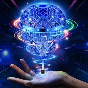 lot 12157 image: DUSFAN 2025 AI Flying Orb Ball Toy, Cosmic Globe Boomerang Hover Ball Galactic Fidget Spinner, Mini Drones Toys for 6 7 8 9 10 11 12 Year Old Boys Girls Teens Indoor Outdoor Toys