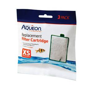 lot 12170 image: Aqueon Aquarium Fish Tank Replacement Filter Cartridges Extra Small - 3 pack