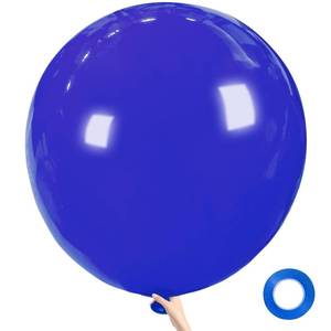 lot 12181 image: Blue Big 36 Inch Balloons, 9Pcs Blue Giant Big Latex Balloons, Large Balloons for Birthday Wedding Party Decorations. (blue)