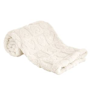 lot 19105 image: Yurhap Fleece Baby Blanket Heart Checkered Blanket, Ultra Soft Cozy Baby Blankets for Boys Girls, Fluffy Infant Toddler Newborn Receiving Blankets for Crib Stroller 30���40�� (Cream)
