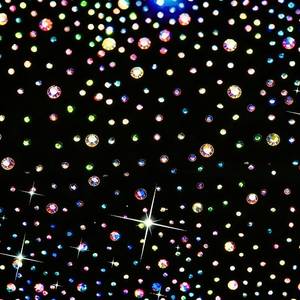 lot 20119 image: GARBODIY 6 Sheets Hot Fix Rhinestones Sheets for Clothing & Bags - 13x10.6 Inch Heat Transfer Gems, 1000pcs Starry Sky Design  Premium Austrian Crystal  Machine Washable Colorful