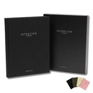 lot 20130 image: Pland Studio 90-Day Planner �� Undated Daily Goal Journal for Men & Women  Charcoal Onyx Hardcover with Habit Tracker, Vision Board, Gratitude Prompts & Flat Lay Binding  Productivity & Mindfulness Notebook