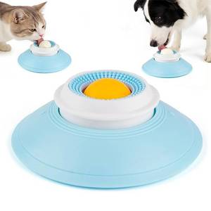 lot 20175 image: 2026 New Lick Sphere Dog,Dog Cat Licks Toys,Dog Cat Licks Toys for Liquid Food,Dog Lick Bowl with Ball,Non-Slip Dogs Liquid Lickbowl��Yellow Ball��