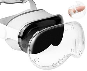 lot 20176 image: SOULWIT TPU Protective Case Cover for Apple Vision Pro VR Headset, Durable & Slim Fit Screen Protector Accessory, Without Affecting Tracking Scans - Holed