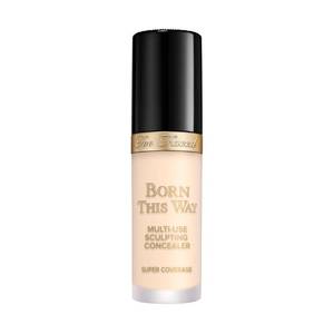 lot 20185 image: Too Faced Born This Way Super Coverage Multi-Use Concealer  Full Coverage, Non-Comedogenic, Oil Free  Long Lasting Concealer  Hyaluronic Acid, Coconut Water  Alpine Rose  0.45 Fl Oz, Cloud