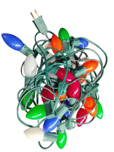 lot 20220 image: C7 Multicolor Christmas Light String approx. 30 ft.