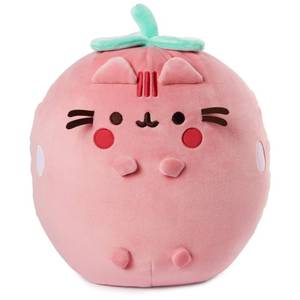 lot 20232 image: GUND Pusheen Strawberry Scented Squisheen Plush, Squishy Toy Stuffed Animal for Ages 8 and Up, Pink, 11��