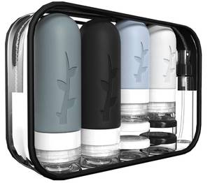lot 20239 image: 18pack Travel Bottles for Toiletries,TSA Approved Silicone Travel Containers for Toiletries,Leak Proof Refillable Liqus Shampoo And Conditioner travel Essentials toiletry Bottles