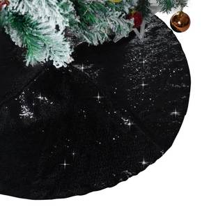 lot 20250 image: PartyDelight Sequin Christmas Tree Skirt 36 Black