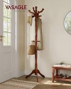 lot 5842 image: Vasagle RCR03WTS Coat Rack Stand