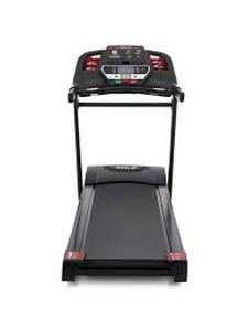 lot 5895 image: Sole Treadmill. Missing Top Handle Bar Piece that holds The Handle Bar Up. No plugin
