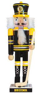 lot 7638 image: Boston Bruins Hockey Player Nutcracker