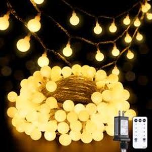 lot 8140 image: Jmexsuss Globe String Lights 100LED