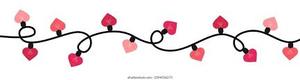 lot 11184 image: Pink Heart Decorative Berry Wreath With Lights