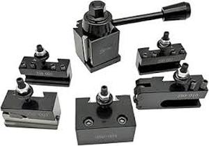lot 11188 image: QXA Quick Change Tool Post Set 6-9 Swing
