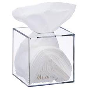 lot 11271 image: Small Acrylic Tissue Box Holder