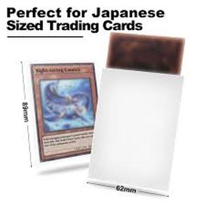 lot 12175 image: Fabmaker Japanese Size Card Sleeves - 200 Pack