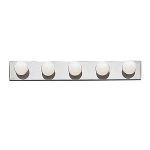 lot 24634 image: Kichler 625 Bath & Vanity 30  Wide 5-Bulb Bathroom Lighting Fixture - Nickel