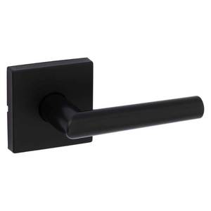 lot 24655 image: Milan Matte Black Square HallCloset Reversible Door Handle
