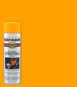 lot 24670 image: Rust-Oleum Professional Inverted Yellow Striping Paint